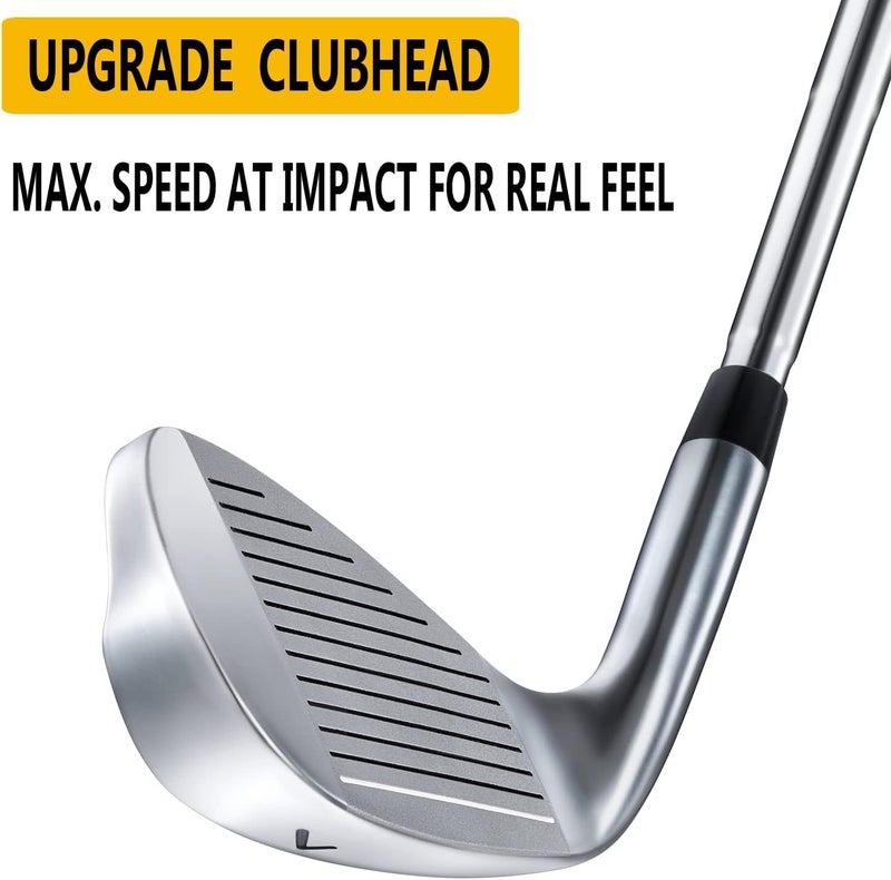 MAZEL Short 7 Iron Golf Club for Kids Boys & Girls Aged 6-9 Years - Junior Practice Golf Iron,24.5 Inch - Image 2